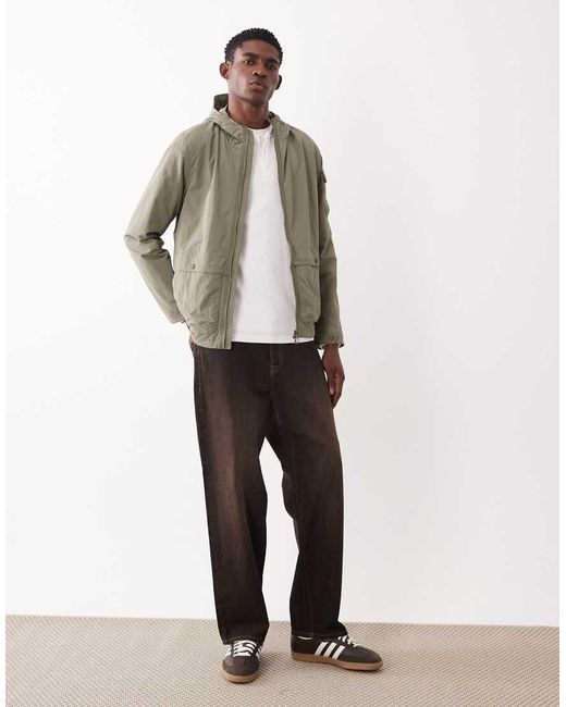 Barbour Natural Re-engineered Argyll Showerproof Hooded Jacket for men