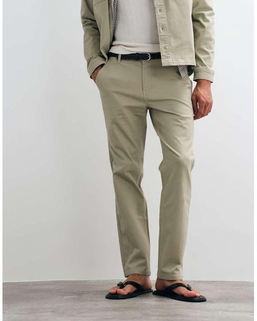 Blend White Straight Leg Chino Co-ord for men