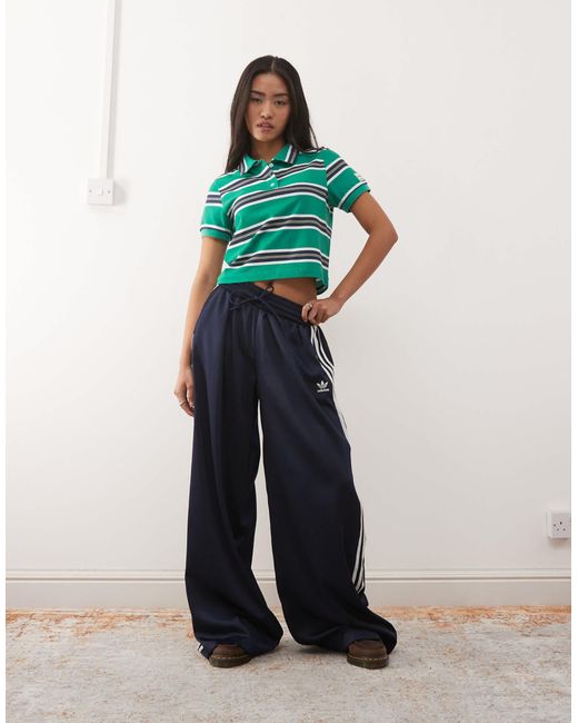 Collusion Green Stripe Shrunken Polo