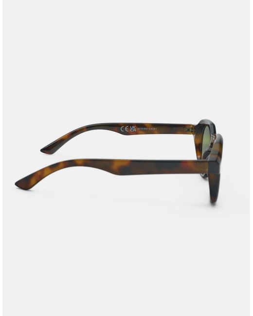 Pull&Bear Brown Tortoiseshell Effect Sunglasses for men
