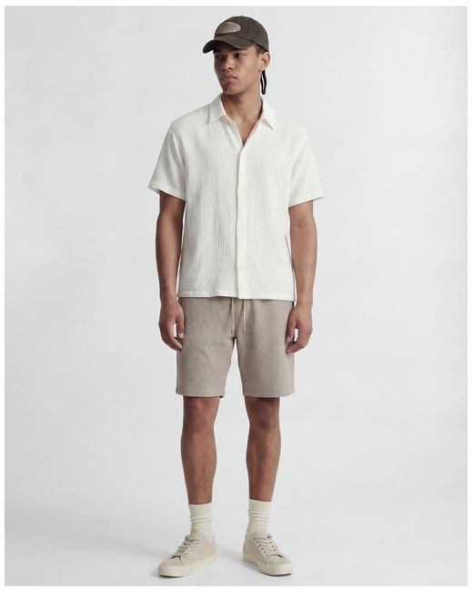 Jack & Jones Brown Textured Sweat Shorts for men