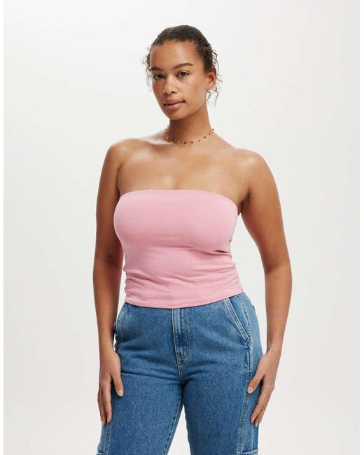 Cotton On Blue All Day Tube Top