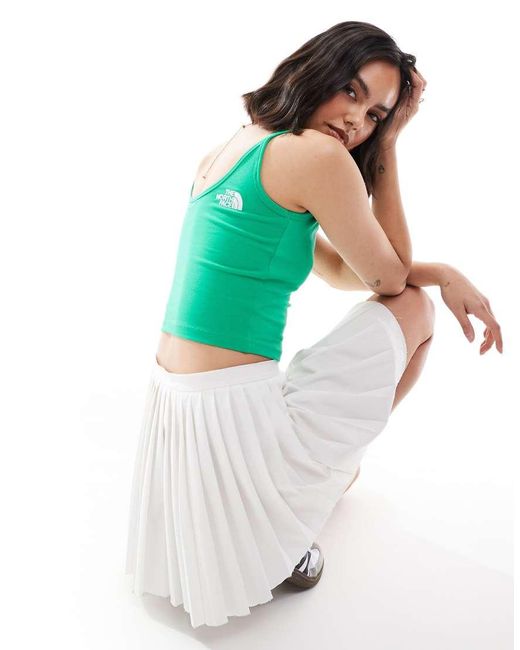 The North Face Green Cropped Strappy Tank