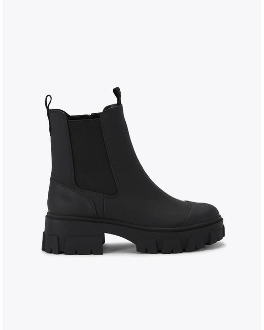 KG by Kurt Geiger Black Holly Low Ankle Boots
