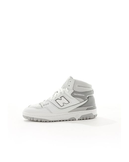 New Balance White 650 Trainers for men