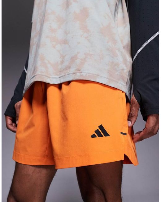 Adidas Originals Gray Adidas Training Essentials D4T Shorts for men