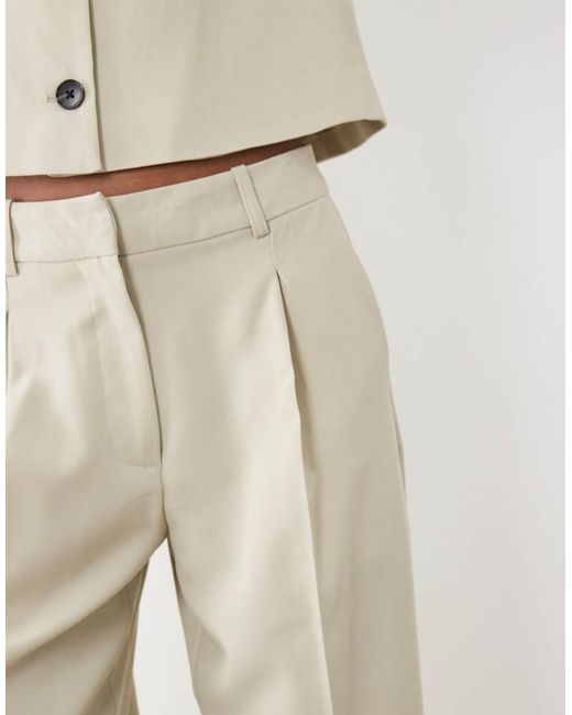 Aware Natural Mid Rise Bootcut Tailored Pants