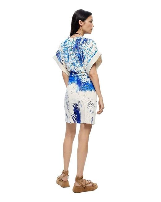 Desigual Blue Knit Dress M. C. Lacroix