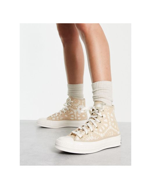 Zapatillas hi top color topo de Converse de color Blanco Lyst