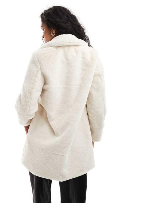Pull&Bear Jas Van Imitatiebont in het Natural