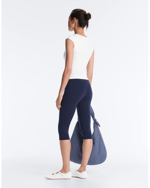 Oysho White Sleeveless Rib T-Shirt With Cotton And Modal Buttons