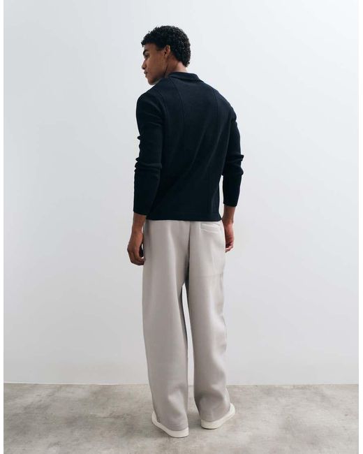 ASOS White Oversized Balloon Fit Sweatpants for men