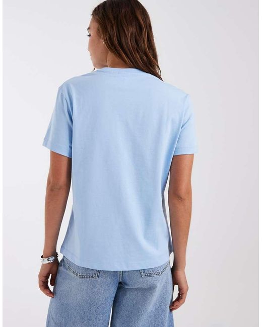 & Other Stories Blue Relaxed Short Sleeve T-shirt