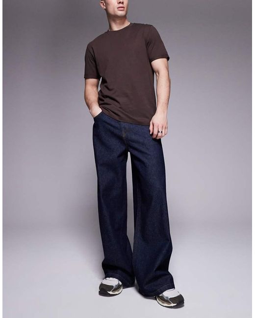 Vaqueros Muy Holgados Con De -Azul ASOS de hombre de color Blue