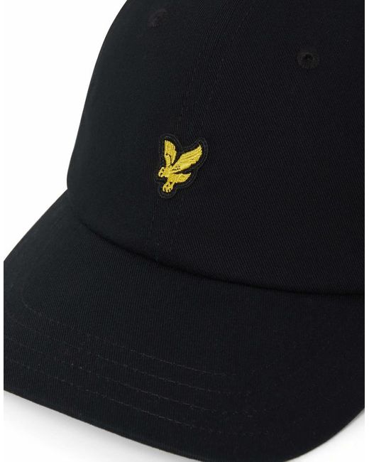 Lyle & Scott Black Headwear Baseball Cap for men