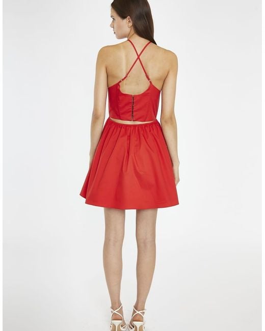 Glamorous Red Halterneck Mini Dress