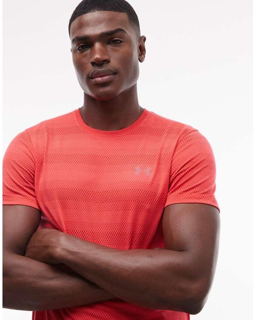 Under Armour Red Velociti Short Sleeve T-Shirt for men