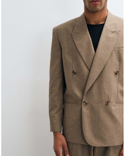 ASOS Natural Regular Suit Jacket for men