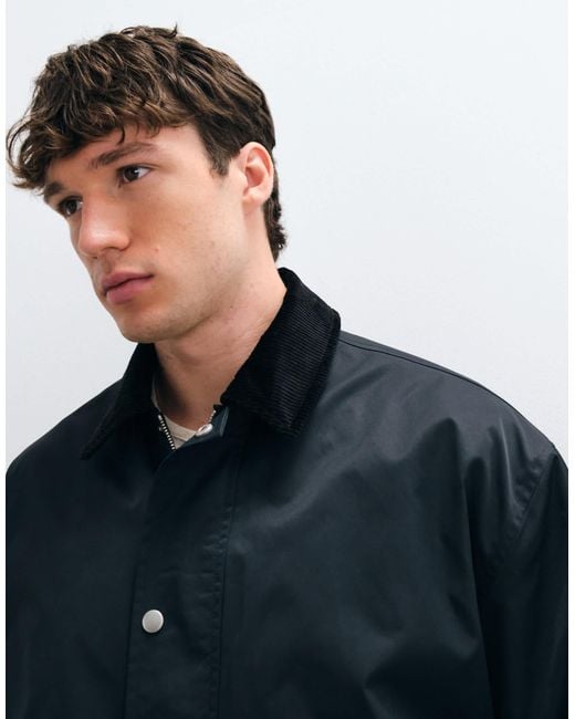Veste barn oversize e ASOS pour homme en coloris Blue