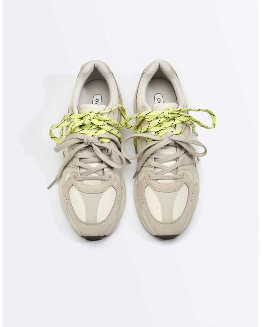 Oysho White Low Profile Running Sports Shoe