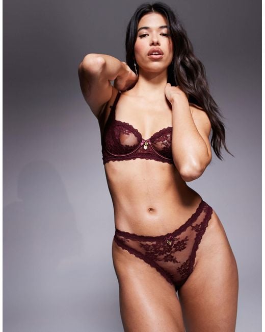 Boux Avenue Black – carissa – tanga