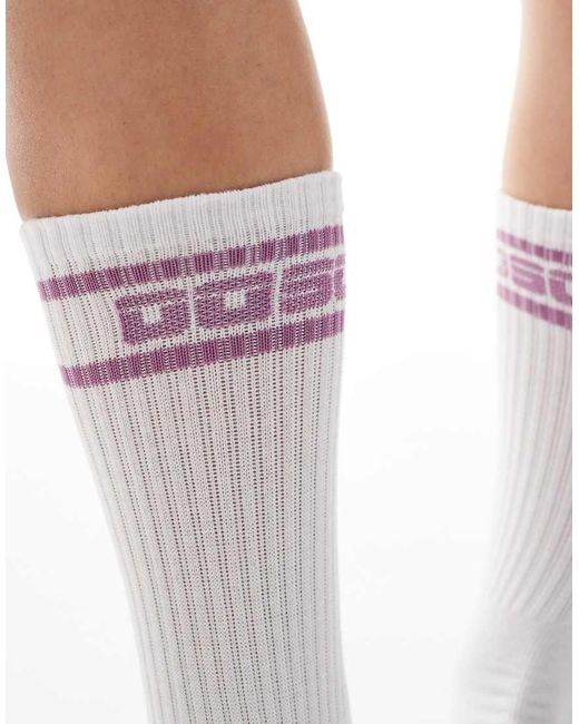 OOSC White Crew Sock