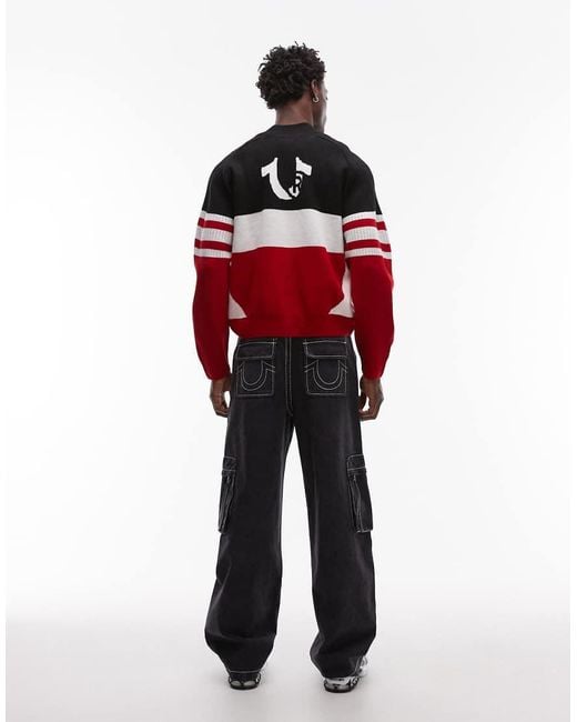 True Religion Big T in het Red voor heren
