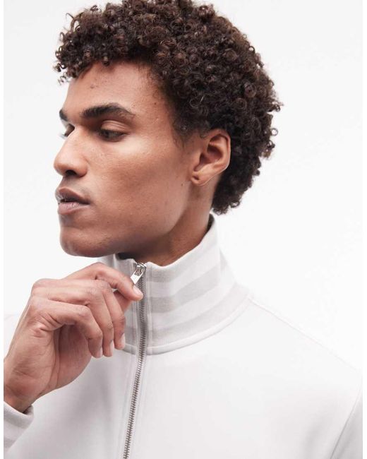 PEGADOR Gray Viro Regular Track Jacket Co-ord for men