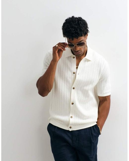 Camicia di Only & Sons in White da Uomo