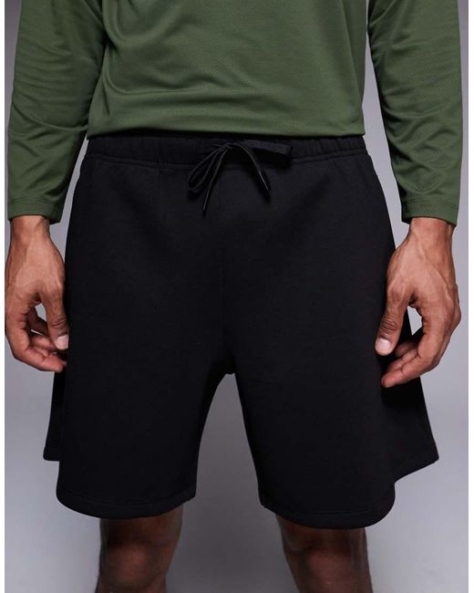 4505 Green Performance Sweat Shorts With Zip Pockets for men