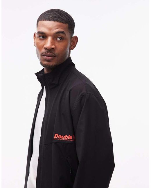 DOUBLE A by WOOD WOOD Blue Frank Track Jacket for men