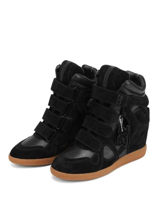 Nokwol Black Eden Wedge Trainers