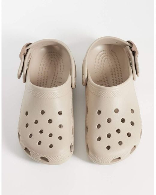 CROCSTM Natural Classic Buckle Clog