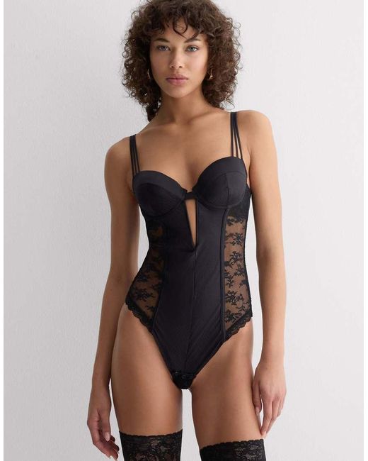 Intimissimi Black The Art Of Lingerie Bodysuit