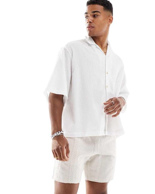 Cotton On Black Textured Shorts for men