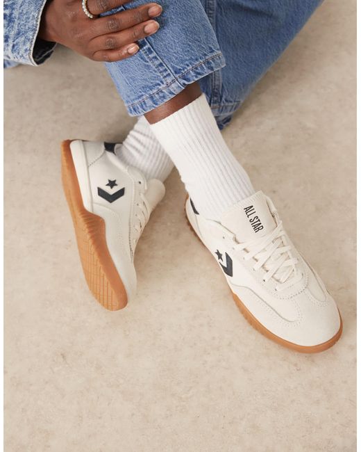Run star - baskets - cassé Converse en coloris Natural