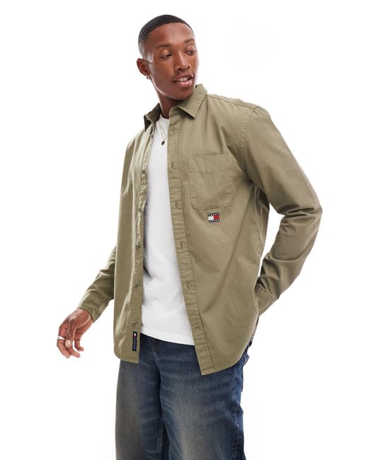 Tommy Hilfiger Natural Regular Twill Shirts for men
