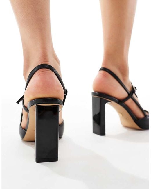 ALDO Black Darabriver Sling Back Court Shoe