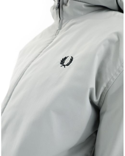 Chaqueta con capucha brentham Fred Perry de hombre de color White