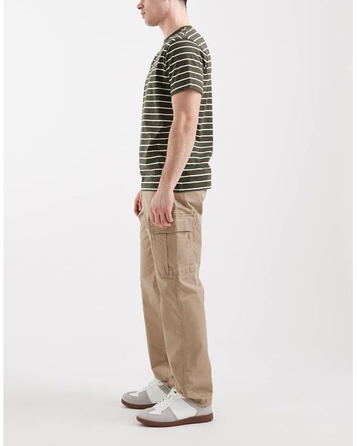Jack & Jones Natural Straight Cargo Trousers for men