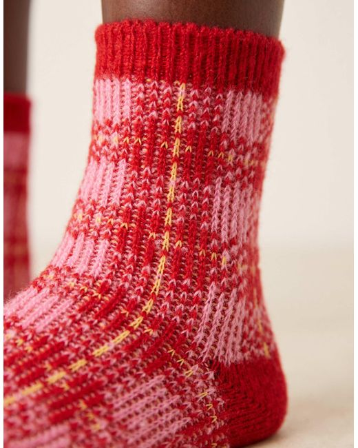 Accessorize Red – kuschelige socken