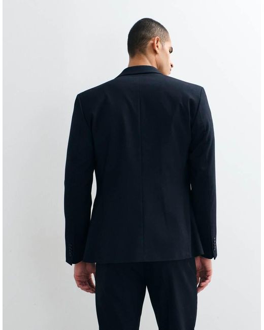 ASOS Blue Slim Suit Blazer for men