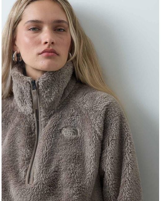 The North Face Gray Osito Evolve 1/2 Zip Jacket