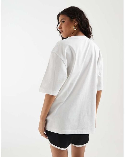 Adidas Originals White Essential Oversized T-shirt
