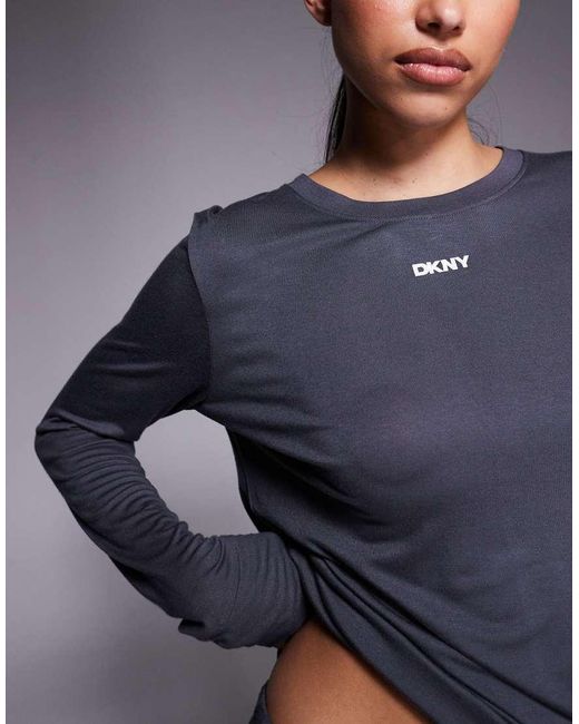 DKNY Blue Top And Pant Sleep Set
