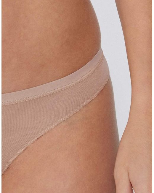 Tezenis Natural Plain Colour Cotton Brazilian Briefs