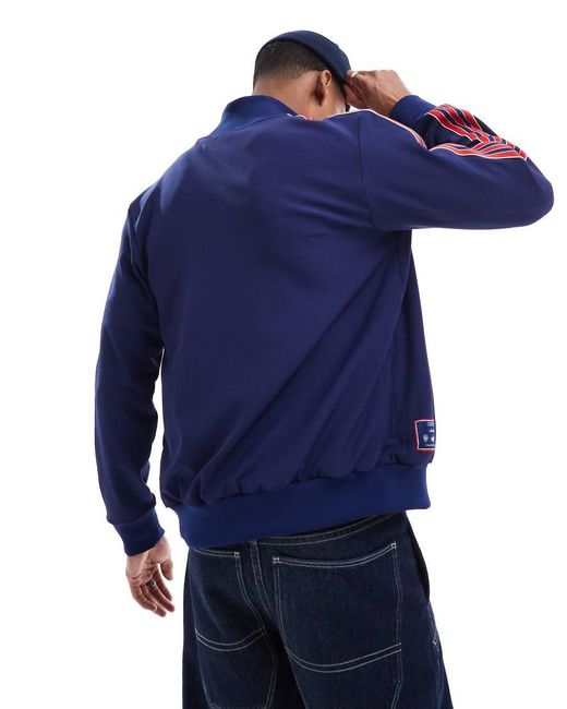 Chaqueta De Chándal Y Roja Con Diseño Del Arsenal Icons De Adidas Football Adidas Originals de hombre de color Blue