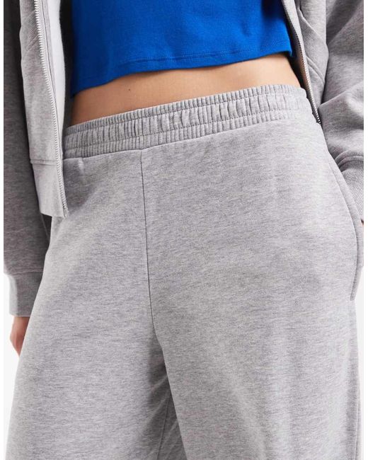 ASOS White Barrel Leg Brushback joggers
