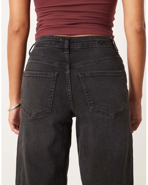 JDY Petite Blue Felina High Waist Wide Leg Jean