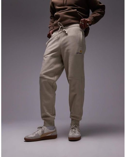 Carhartt American Script in het Gray voor heren